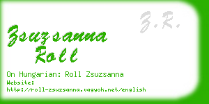 zsuzsanna roll business card